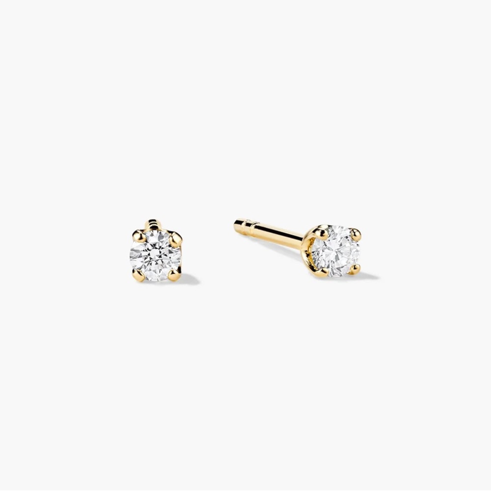 Mejuri Diamond Stud Earrings